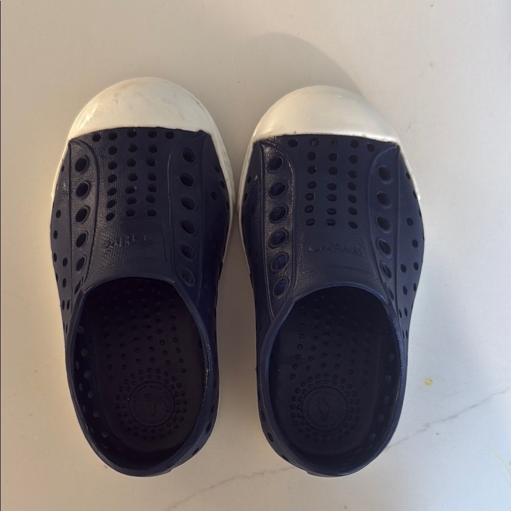 Navy Blue Kids Native Shoes